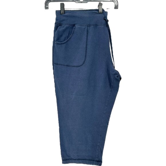 Athletic Works Jogger Capri Pants Womens XXXL (22) Blue Drawstring and Pockets - Picture 1 of 10